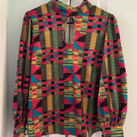 Colorful Patterned Top - Picture 1 of 7